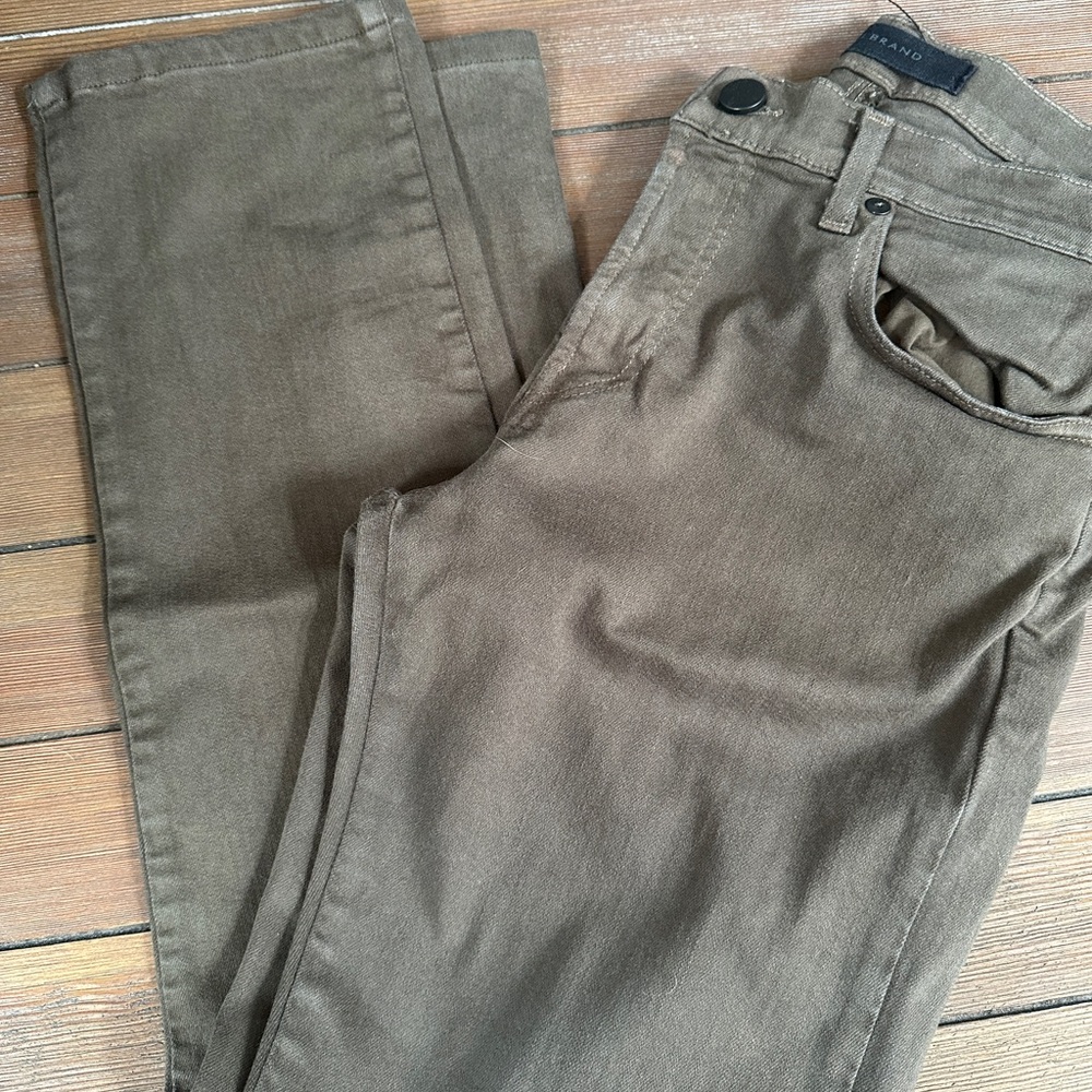 J Brand Brown ish  Green Jeans